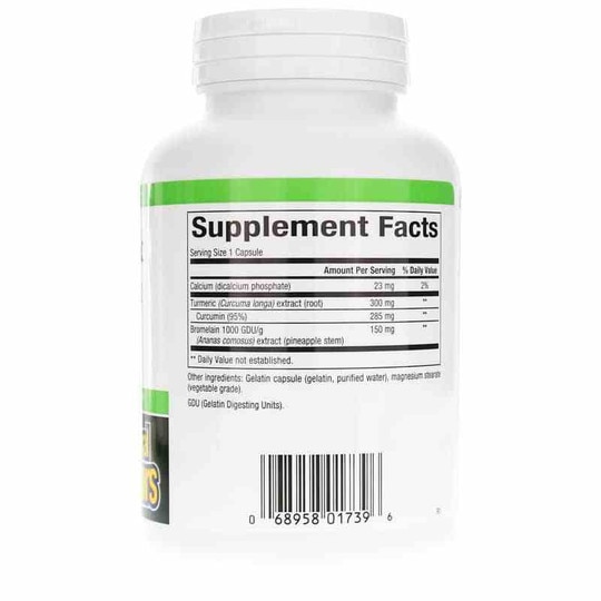 Turmeric & Bromelain 450 Mg, NF
